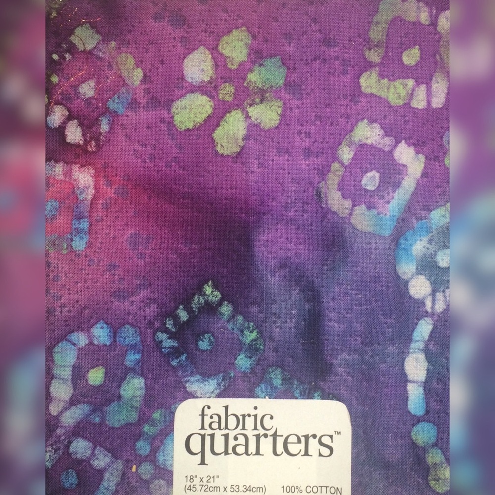 Purple Fabric Quarters